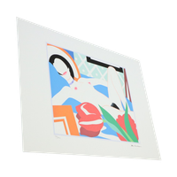 Offset Litho Naar Tom Wesselmann Monica With Tulips 299/450 Pop Art