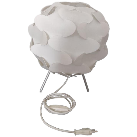 Vintage Tafellamp IKEA Filista Wit Kunststof 1