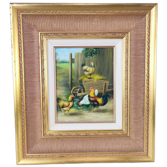 Schilderij Met Kippen 1