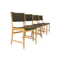 Set 4 Kai Lyngfeldt Larsen Voor Soren Willasden Stoelen Vintage