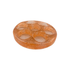 Vintage Roze Glas Waxinelichthouder thumbnail 1