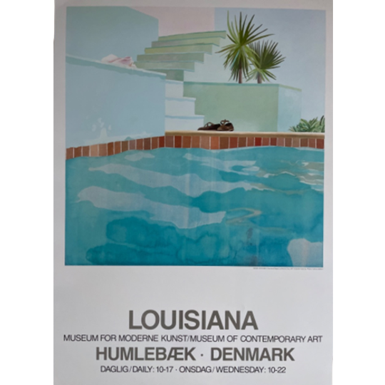 David Hockney, Pool And Steps, Le Nid Du Duc, 1971, Copyright David Hockney 1