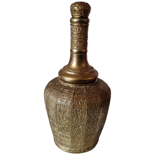 Antiek Messing Waterfles Uit Sumatra 1