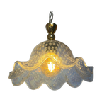 Vintage Gemerkt Origineel Murano Hanglamp Kroonluchter Kristal thumbnail 1