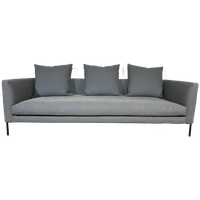 Wendelbo Blade - 3 Zits Bank - Grijs - Stof - Design