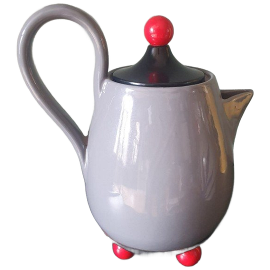 Vintage Memphis Stijl Theepot – Costantini L'ogetto, Italy, Jaren '80 1