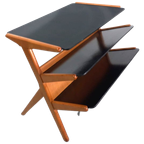 Zeldzaam Wim Den Boon (attrib) Modernistische Side Table Wandmeubel thumbnail 1