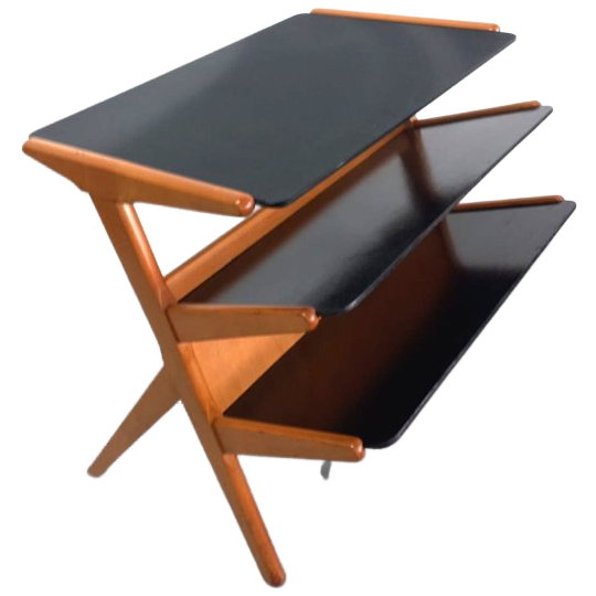 Zeldzaam Wim Den Boon (attrib) Modernistische Side Table Wandmeubel 1