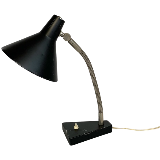 Hala 'zonneserie' Bureaulamp Van H. Busquet, Jaren 60 1