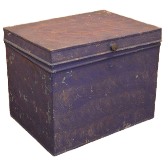 Groot Vintage Koffieblik Met Twee Vakken Van Van Muijen Den Haag - Arnhem 1