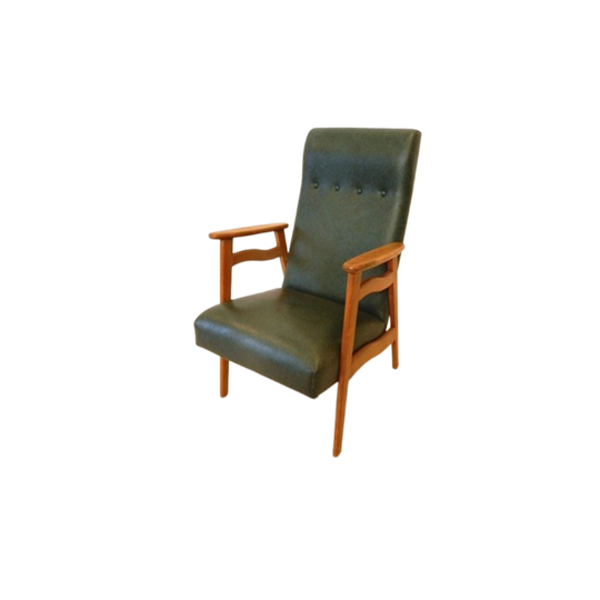 Vintage Retro Fauteuil Stoel Jaren 60 Mid Century 1