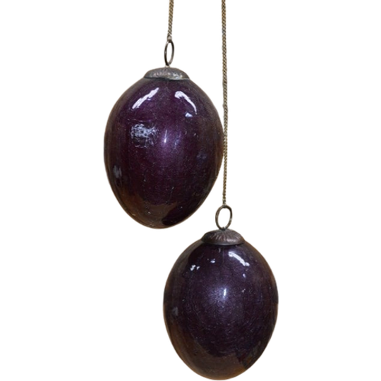 Glazen Kerstballen Met Ketting 1