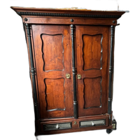Stoere Originele Multifunctionele Kast: Donkerbruin & Zwart