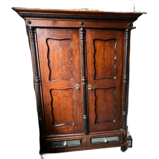 Stoere Originele Multifunctionele Kast: Donkerbruin & Zwart 1