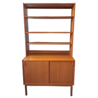 Vintage Zweedse Design Teak Kast Boekenkast