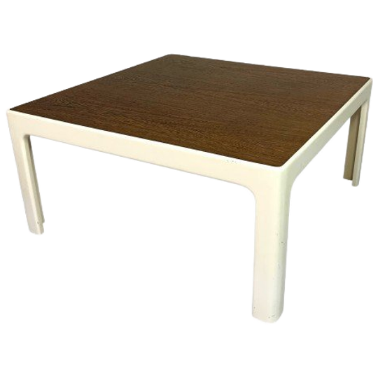 Salontafel Met Houten Wenge Blad, Jaren '60 1