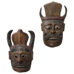 Indonesische Maskers | Set thumbnail 1