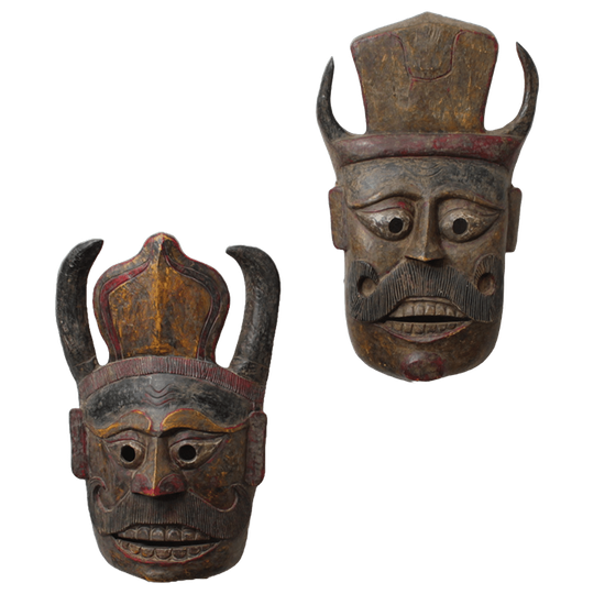 Indonesische Maskers | Set 1