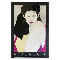 Patrick Nagel (1945-1984), Orginal 1980’s Poster Nage The Book