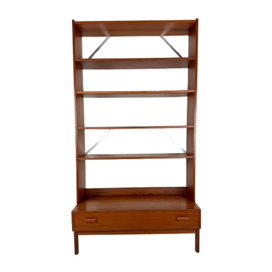 Teak Boekenkast Uit Zweden 1