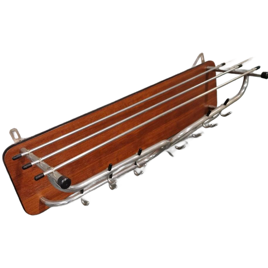 Vintage Kapstok Jaren 60 Wandkapstok Teak 1