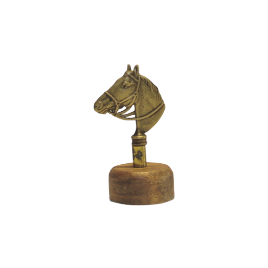 Bronzen Paard Presse Papier 1