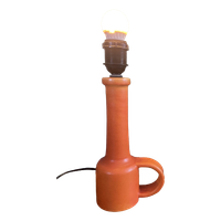 Keramieken Lamp Van Mobach Oranje