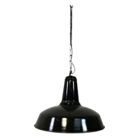 Industriele Hanglamp Met Geemailleerde Stalen Kap
