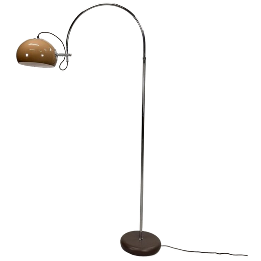 Mid-century Mushroom Arc Vloerlamp Van Dijkstra 1