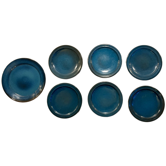 Vintage Denim-blue Gebakschotels 1