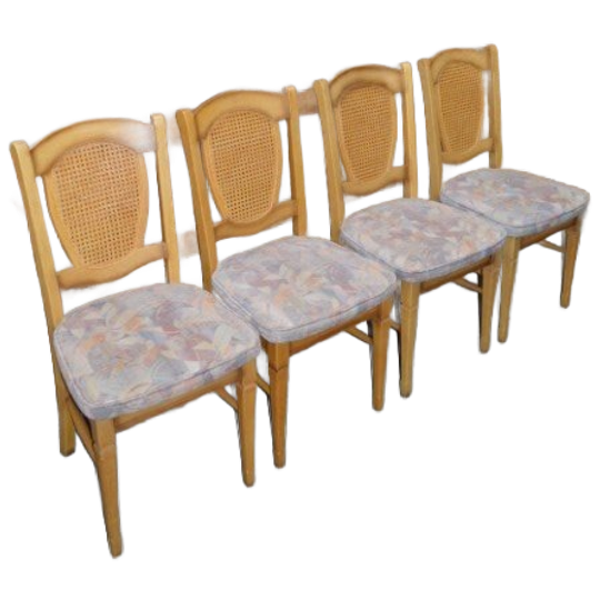 Kamerstoelen Patine Blank Eiken 4 Stuks 1