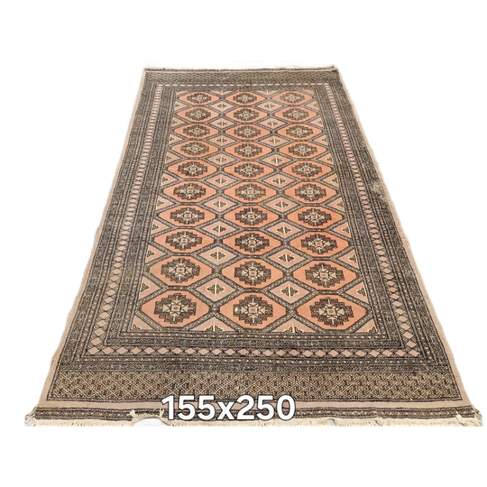 Handgeknoopt Tapijt Wol Op Katoen 1