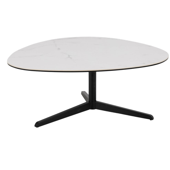 Volterra Salontafel - 100 X 95 Cm - Wit Keramiek 1