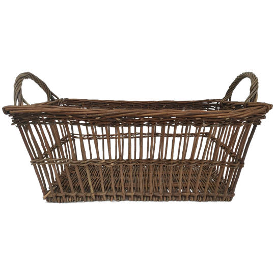 Open Rieten Rechthoekige Kranten Mand 1