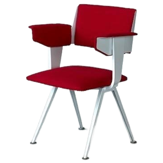 Ahrend De Cirkel | Vintage Resort Stoel Friso Kramer Rood 1960 1