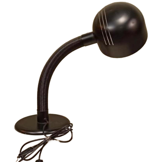 Vintage Grote Tafellamp, Bureaulamp, Zwart, H 68 Cm 1