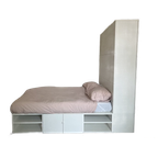 Wit Bed Met Aansluitende Kast thumbnail 1