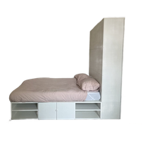 Wit Bed Met Aansluitende Kast