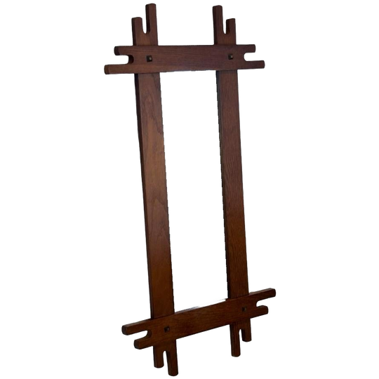 Vintage Spiegel Brutalist Minimalistisch Jaren 70 Design 1