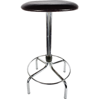 Vintage - Mid Century - Brabantia - Kruk - Stool - Chroom - Skaileer - 3E Helft 20E Eeuw