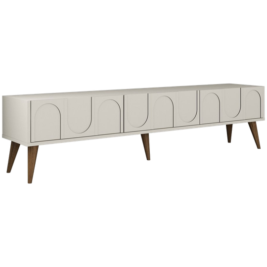 Evila | Originals Lyon 44 Tv-meubel, Houtfineer, Crème 1