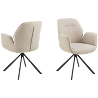 Arne Eetkamerstoel Met Arm - Beige
