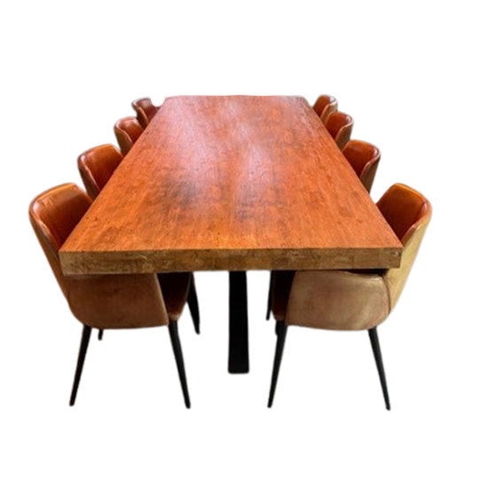 Teak Eettafel Met Kruispoot 1