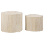 Gubbio Salontafel Set - 48 X 33 Cm - Beige thumbnail 1