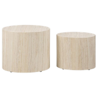Gubbio Salontafel Set - 48 X 33 Cm - Beige