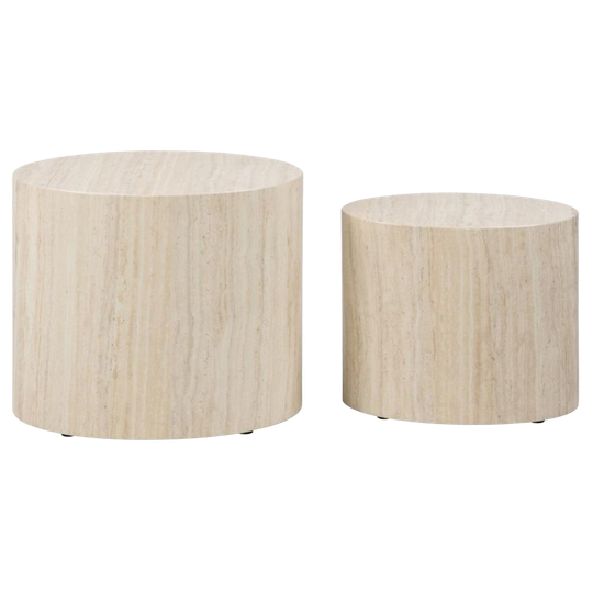 Gubbio Salontafel Set - 48 X 33 Cm - Beige 1
