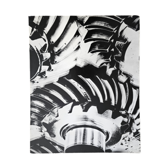 6 X Barite Photos Of A Gearbox On Board By Hugo Liebe 1960s 1