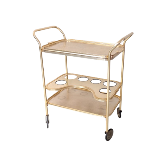 Trolley – Serveerwagentje Jaren 60 - (kn39) 1