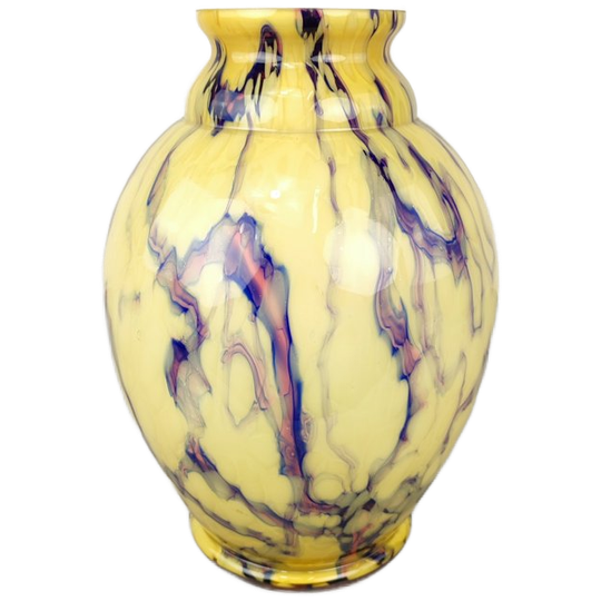 Gemarmerde Art Deco Vaas Scailmont 1