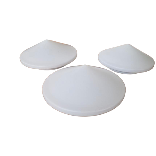 3 Vintage Discus Plafond Of Wandlampen Design Melkglas 1